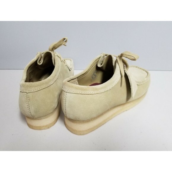 Clarks Charles F. Stead Wallabee Moccasin Maple Suede Tan Mens 7 39.5 main image 5